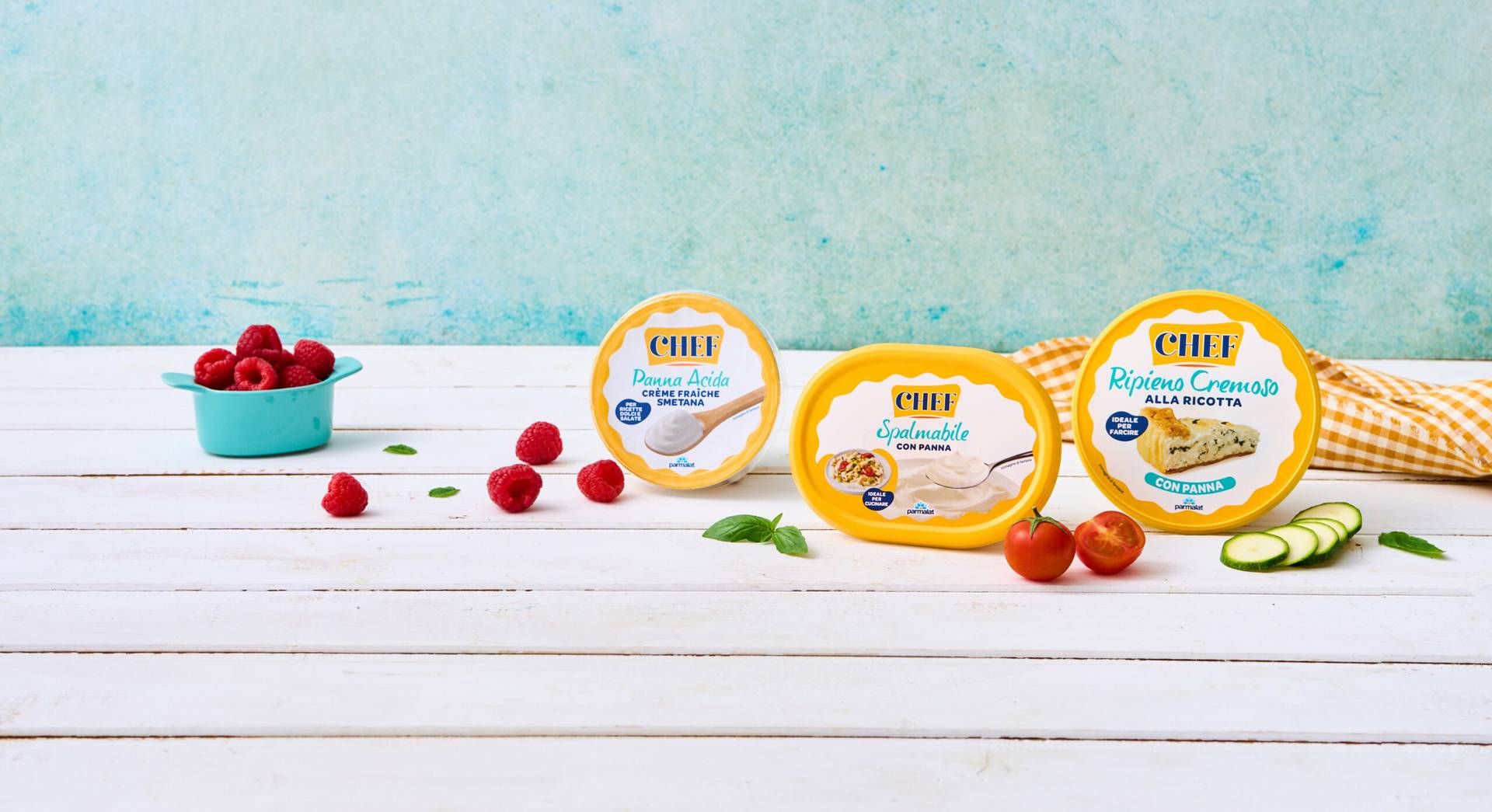Nuovi freschi e cremosi Chef